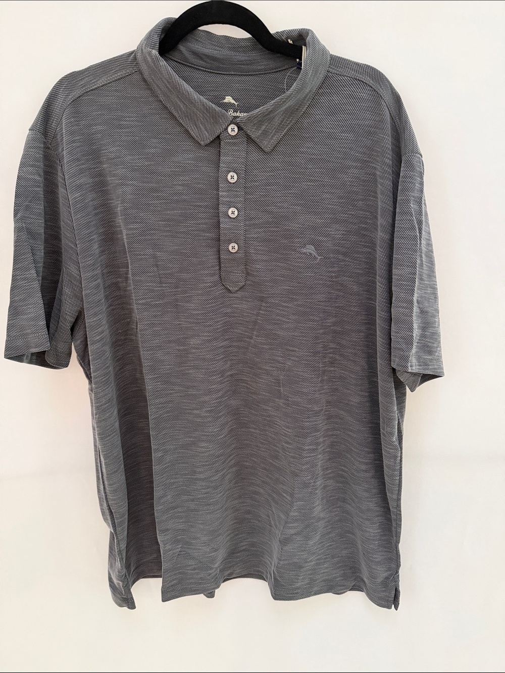 Tommy Bahama Men's Heather Gray Polo Shirt